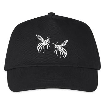 Guêpe abeille - Casquette de baseball Enfant - noir - Devant