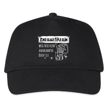 Energetic – Funny Witch Spell - Kids’ Baseball Cap - black - Front