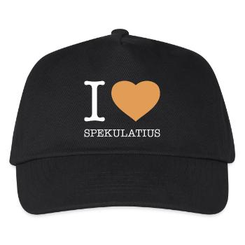 I love speculoos - Kids’ Baseball Cap - black - Front