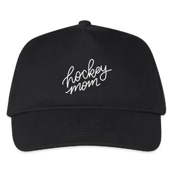 Hockey Mom Script - Casquette de baseball Enfant - noir - Devant