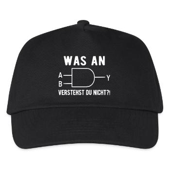 Informaticien Programmeur Administrateur Gens - Casquette de baseball Enfant - noir - Devant