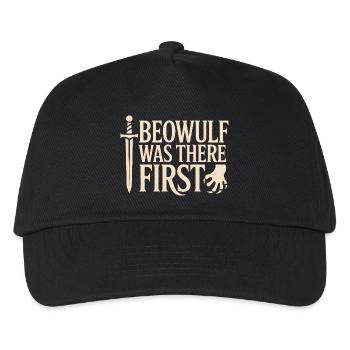 Ancient English Runic Alphabet - Kids’ Baseball Cap - black - Front