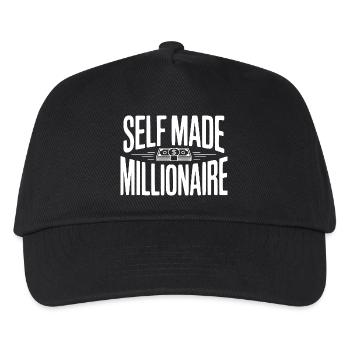 Self Made Millionaire - Kids’ Baseball Cap - black - Front