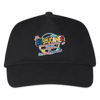 Marseille Slang Art – Emboucaner-Ausdrucksdesign - Kinder Basecap - Schwarz - Vorne