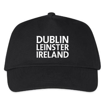 Dublin – Ireland Textdesign - Kids’ Baseball Cap - black - Front