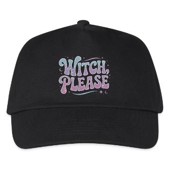 Witchcraft Witch Please Loves Sorcery Spellcaster - Kids’ Baseball Cap - black - Front