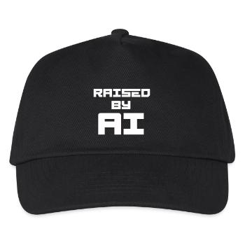 ÉLEVÉ PAR L’IA - Casquette de baseball Enfant - noir - Devant