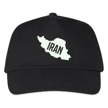 Faute de frappe sur Iran Maps - Casquette de baseball Enfant - noir - Devant
