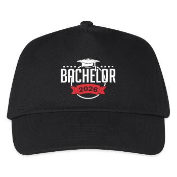 Bachelor 2026 Graduation Graduation - Kids’ Baseball Cap - black - Front