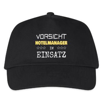 Berufung Hotelmanager - Kinder Basecap - Schwarz - Vorne
