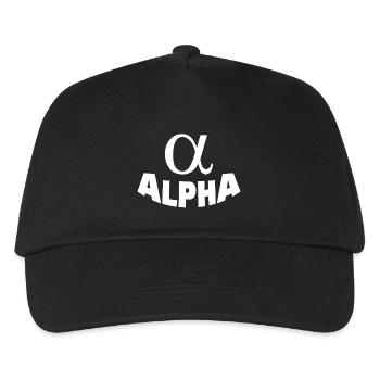 Alpha - Kids’ Baseball Cap - black - Front