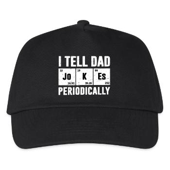 I Tell Dad Jokes Periodically - Kinder Basecap - Schwarz - Vorne