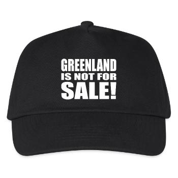 Greenland Is Not For Sale - Kids’ Baseball Cap - black - Front