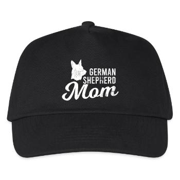 German Shepherd Mom - Kinder Basecap - Schwarz - Vorne