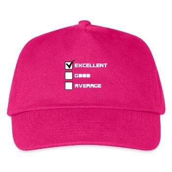 Excellent - Kids’ Baseball Cap - fuchsia - Front