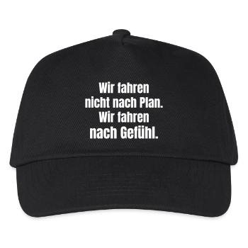 Driving by feel - Kids’ Baseball Cap - black - Front