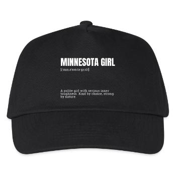 Minnesota Girl innere Stärke - Kinder Basecap - Schwarz - Vorne