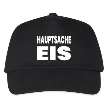 Glace - Casquette de baseball Enfant - noir - Devant
