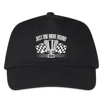 Just An exTra Round Slot Car Drag Racing Gift - Kids’ Baseball Cap - black - Front