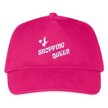 SHOPPING QUEEN - Kinder Basecap - Fuchsia - Vorne