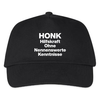 KLAXONNE AUXILIAIRE MALADE SANS CONNAISSANCE NERWERT. SARCASME - Casquette de baseball Enfant - noir - Devant