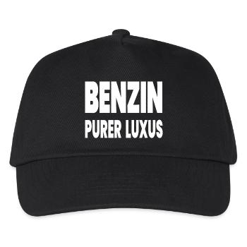 Benzin - Kinder Basecap - Schwarz - Vorne