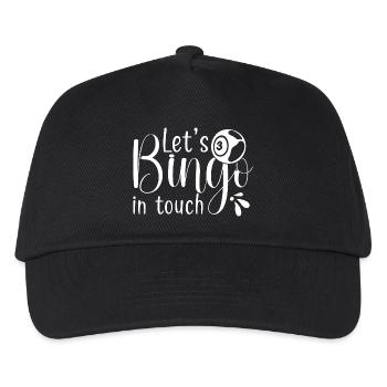 Bingo Player Let´s Bingo In Touch Bingo - Kinder Basecap - Schwarz - Vorne
