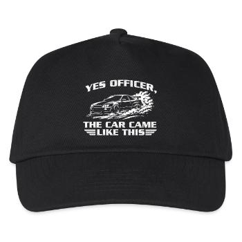 Ja, das Offiziersauto kam so. JDM - Kinder Basecap - Schwarz - Vorne