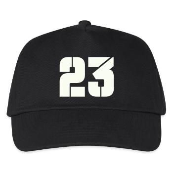 23 - Kinder Basecap - Schwarz - Vorne