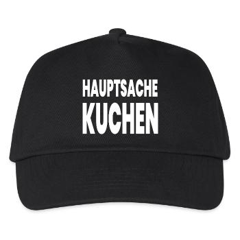 Kuchen - Kinder Basecap - Schwarz - Vorne