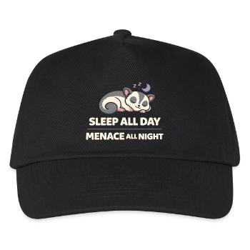 Sugar Glider Mom Exotic Pet Lover - Kids’ Baseball Cap - black - Front