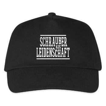 Profi Schrauber - Kinder Basecap - Schwarz - Vorne