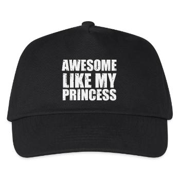 Happy Father's Day to my daughter's dad - Kids’ Baseball Cap - black - Front