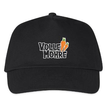 Volle Möhre - Kinder Basecap - Schwarz - Vorne
