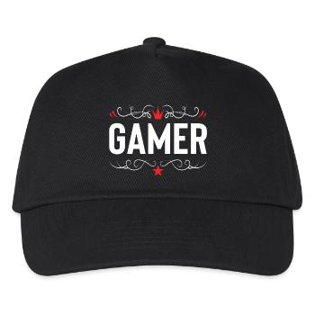 Gamer profession - Kids’ Baseball Cap - black - Front