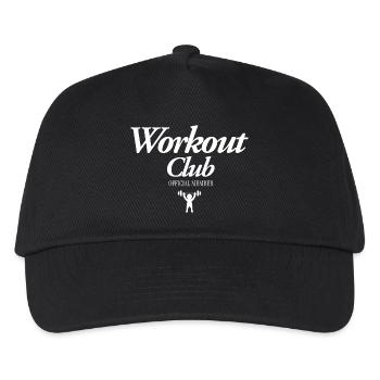 Workout Club - Kids’ Baseball Cap - black - Front