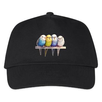 Budgie group - Kids’ Baseball Cap - black - Front