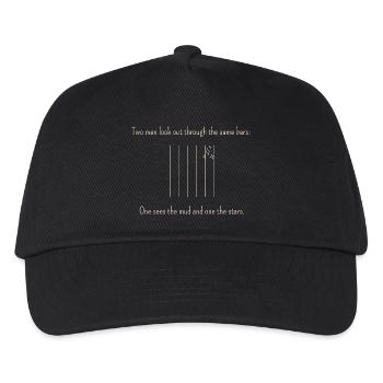 The classic for a change of perspective - Kids’ Baseball Cap - black - Front