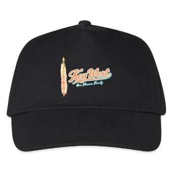 Key West – Une famille humaine - Casquette de baseball Enfant - noir - Devant