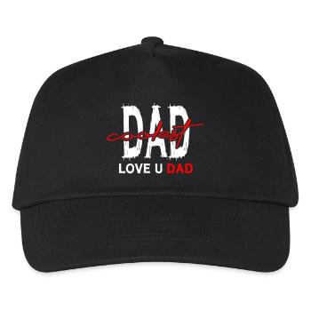 Dad_Coolest_Love_You_Dad - Casquette de baseball Enfant - noir - Devant