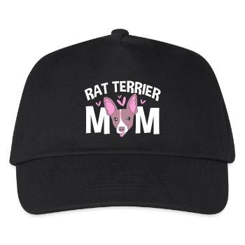 Rat Terrier - Kinder Basecap - Schwarz - Vorne