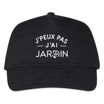 Jardin Humour Cadeau Amoureux du Jardinage - Casquette de baseball Enfant - noir - Devant