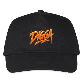 DIGGA – Urban Graffiti Statement - Kids’ Baseball Cap - black - Front