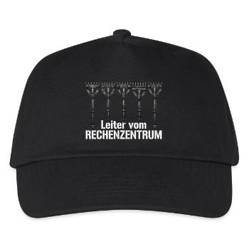 Leiter vom Rechenzentrum Gärtner Gärtnerin Garten - Kinder Basecap - Schwarz - Vorne