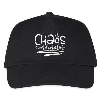 Chaos Coordinator - Kinder Basecap - Schwarz - Vorne