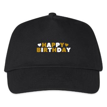 Happy Birthday Birthday Greeting Birthday Gift - Kids’ Baseball Cap - black - Front