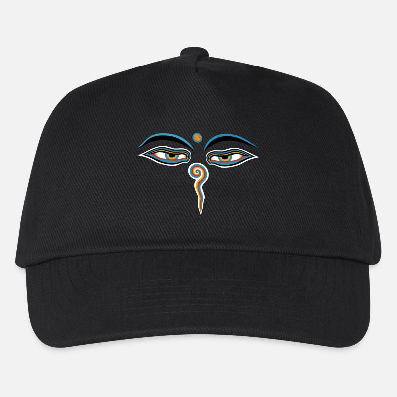 buddha eyes - Kinder Basecap - Schwarz
