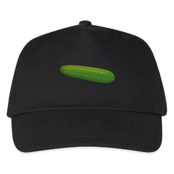 concombre - Casquette de baseball Enfant - noir - Devant