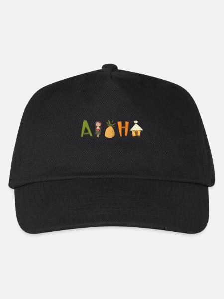 aloha - Kinder Basecap - Schwarz