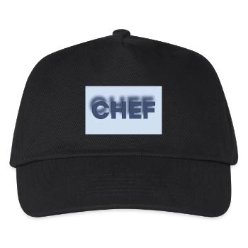 CHEF - Kinder Basecap - Schwarz - Vorne
